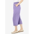 thumbnail image 3 of Woman Within Plus Size Petite 7-Day Knit Capri, 3 of 6