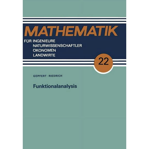 Gabler-Studientexte Funktionalanalysis, (Paperback)