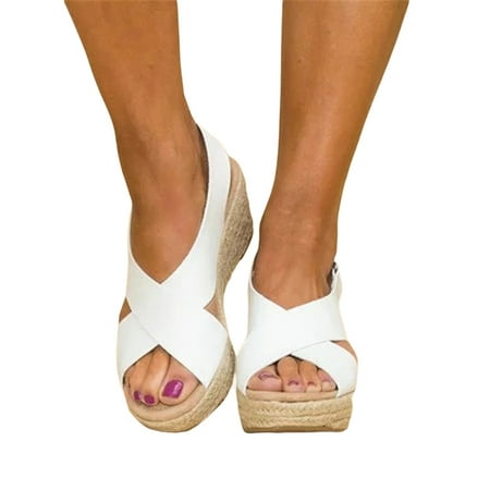 

Hirigin Wedge Sandals for Women Casual Open Toe Platform High Heel Sandals