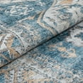 thumbnail image 4 of Well Woven Habra Light Blue Machine Washable Vintage Style Updated Classic Distsressed Persian Runner Rug 3x10 (2'7" x 9'10"), 4 of 8