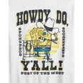 thumbnail image 2 of SpongeBob Squarepants Shirt Mens Howdy Do Best Of The West Graphic Tee, 2 of 4