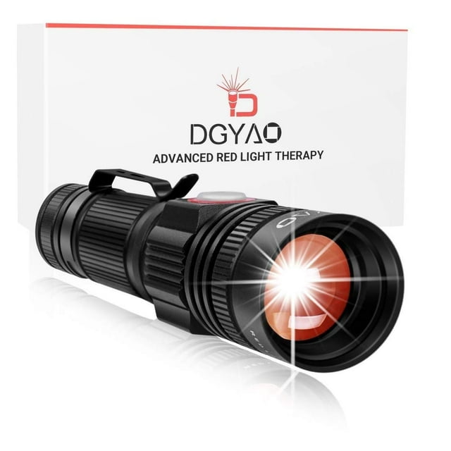 DGYAO 660nm Red Light Therapy Device Led Portable Handheld Rechargeable Torch for Joint & Muscle Pain Relief