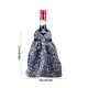 thumbnail image 3 of Xihbxyly Funda Navideña para Botella de Vino, Diseño de Terciopelo con Lentejuelas, Decoración Festiva, Papel de Regalo Multiusos, Accesorio para Botella de Champán, Decoración para Fiestas, Tamaño 2, 3 of 6