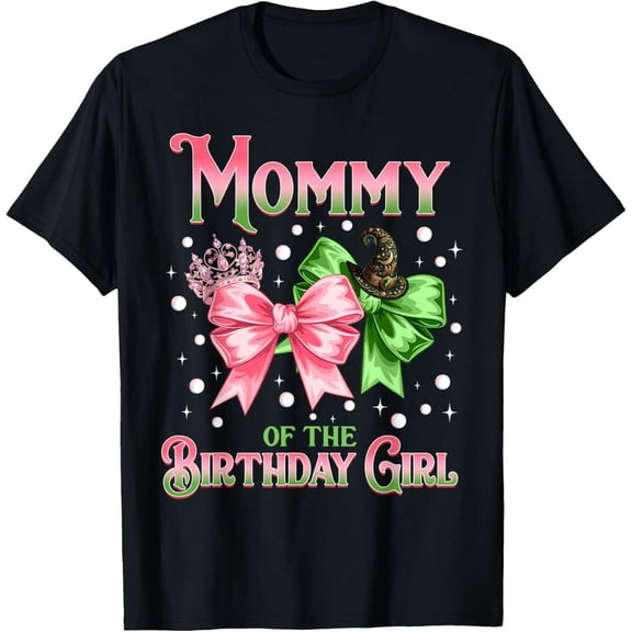 Mom of The Birthday Girl Matching Witch Family Bday Party T-Shirt