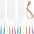 thumbnail image 2 of 36 Sets Sublimation Blanks Bookmarks DIY Sublimation Bookmarks Tassel Crafts, 2 of 8