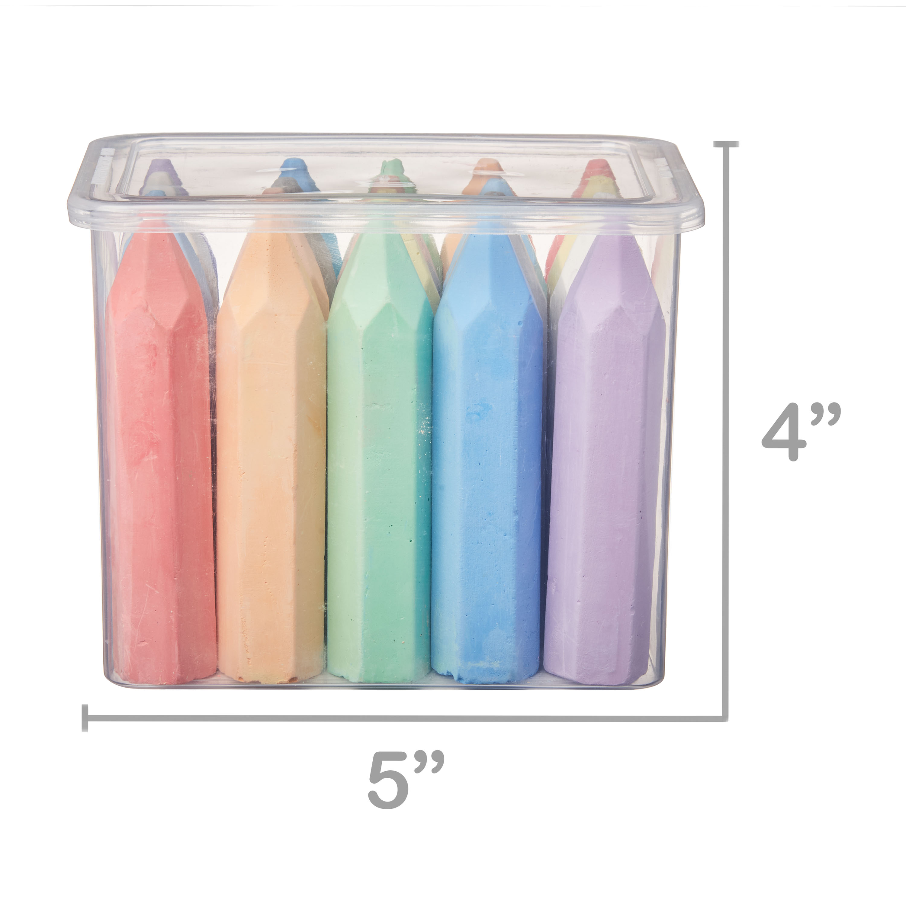 Play Day Sidewalk Chalk, 20 Pieces, Assorted Colors - image 3 of 5