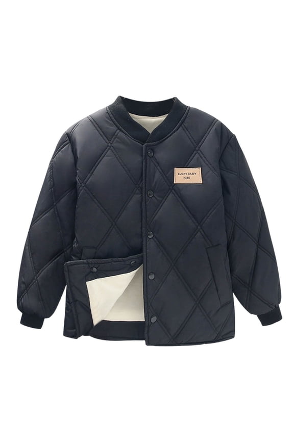 Girls and Toddlers Lightweight Water- Packable Hooded Puffer Jacket Black 12-13 Years