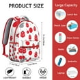 thumbnail image 6 of Modern Ladybug Design Backpack - Durable Waterproof School Bag, Spacious Laptop Backpack for Women & Teens Perfect for College & Office Use, 6 of 6