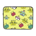thumbnail image 7 of Cute Robot Yellow Portable Laptop Sleeve Compatible with MacBook Air Notebook Computer Case for Men Women College School Students, 7 of 7