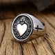 thumbnail image 3 of Anillo de corazón romántico de diseño Simple para mujer, anillos de acero inoxidable para fiesta de ceremonia de boda, joyería para mujer, Ropa, zapatos y accesorios Miscelánea Talla 11 Minnieouse AP015216-04, 3 of 6