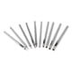 thumbnail image 1 of Juego de perforadoras huecas de 10 piezas de 0,5-5 mm, perforadora de cuero para bolsa de cinturón, fabricación de agujeros Soledad Juego de perforadora hueca, 1 of 10