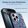 thumbnail image 3 of Funda de TPU Stitch para iPhone 16 Pro: ultrafina, a prueba de golpes, antiamarilleo, resistente a arañazos, compatible con carga inalámbrica, agarre mejorado, estilo negro., 3 of 7