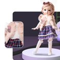 thumbnail image 2 of Poupée BJD Princesse à la Mode 12 Pouces Tenues 12 Pouces Déguisement Jeu de Rôle Jouet Violet, 2 of 8