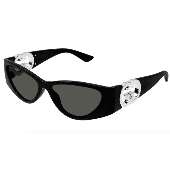 Gucci GG1824S-001 Black cat-eye Ladies Sunglasses for Womens