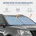 thumbnail image 7 of Picia french Bulldog Face 2 Piece Car Windshield Sun Shade Foldable | Foldable Sun Shield for Front Window Blocks UV Rays and Keeps Your Vehicle Cool-Medium, 7 of 7