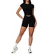thumbnail image 1 of Conjuntos de entrenamiento for mujer, 2 piezas, sujetador deportivo, camiseta sin mangas, polainas de cintura alta, gimnasio, yoga, ropa activa, camiseta de entrenamiento for mujer, 1 of 7