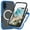 Darkblue, variant on Allytechgroup Magsafe Compatible Phone Case for Apple iPhone 16, with Build in Screen Protector Clear Transparent Not-Yellowing Back Cover Case for Apple iPhone 16, Purple