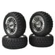 thumbnail image 4 of de 4 neumáticos de goma Rally y llanta hexagonal de 12 mm para coche de carreras todoterreno 1:10, 4 of 8