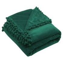 FRCOLOR  Bedding Blanket Emerald Flannel Newborn Washable Baby Office