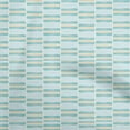 thumbnail image 1 of oneOone Cotton Cambric Arctic Blue Fabric Asian Block Print Stripes Sewing Fabric By The Yard Printed Diy Clothing Sewing Supplies 42 Inch Wide, 1 of 4