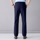 thumbnail image 2 of Pantalones largos de verano para hombre, de pierna recta, para uso diario, finos, informales, de negocios, de poliéster., 2 of 5