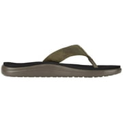 Teva Voya Flip Leather Dark Olive