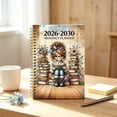 thumbnail image 6 of 2026-2030 Monthly Planner, 5-Year Calendar Organizer, Spiral Bound Agenda with Monthly Tabs, Reading Inspired Cover, Goal Tracking & Scheduling Notebook, 6 of 6