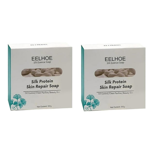 Jabón HUOGUO Silk Protein Skin Repair con cepillo extralargo