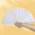 thumbnail image 5 of Xinwanna Folding Hand Fan for Women Foldable Chinese Tai Chi Fan Vintage Clap Fan for Festival Dancing Cosplay Wedding Party (Purple), 5 of 13
