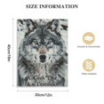 thumbnail image 2 of Nawypu Wolf Wall Art Wolf Pictures Wall Decor Inspirational Wolf Poster Canvas Prints Paintings Home Office Decorations for Bathroom Kitchen Bedroom Living Room Framed, 2 of 5