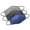 Other, variant on AeraVida Reusable Blue Black Gray Cotton Fabric Washable Fashionable Masks Set of 3