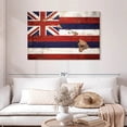 thumbnail image 2 of Elephant Stock State Map Over Hawaii Flag Wall Art - Horizontal Canvas Wall Art - Living Room Wall Decor - Flags Canvas - Beige And Brown Decor - 45" x 30", 2 of 8