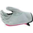 thumbnail image 4 of John Deere JD00016-WSM Women Split Cowhide Leather Pair Gloves, Pink/Gray, 4 of 7