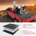 thumbnail image 5 of MOSTPLUS FRP 5.8FT 4-Fold Hard Truck Tonneau Cover for 2004-2007 Silverado Sierra 1500 Truck Bed On Top Quad Fold, 5 of 7