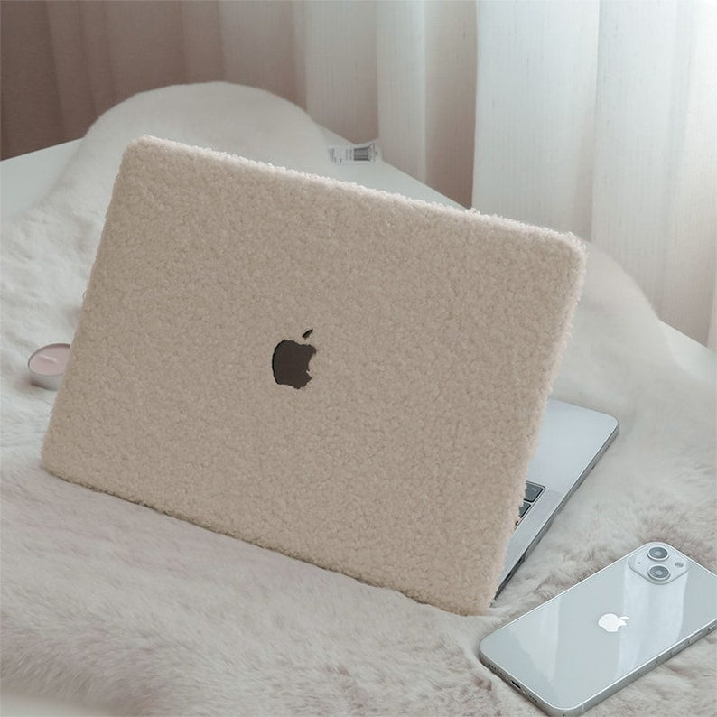 Fluffy laptop cheap case