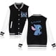 thumbnail image 1 of Y2k 90s Stitch Disney Sudadera con capucha chaqueta de béisbol hombres mujeres sudadera niños niñas chaquetas Harajuku ropa de calle abrigos universitarios, 1 of 1