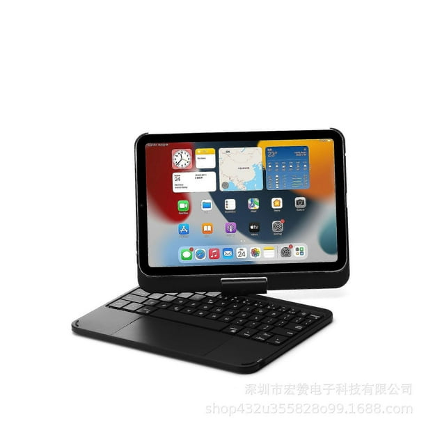 Magic Keyboard Case For iPad Mini 6 Magnetic Cover Funda Backlight Foldable 360-degree Rotatable Keyboard Bluetooth Keyboard