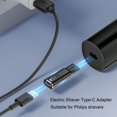 thumbnail image 6 of Soumake Type-C Shaver Power Adapter for Philips 4.3V/5V/8V/15V Aluminum Alloy Electric Shaver Charging Convertor Connector with LED Indicator, 6 of 8