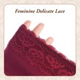 thumbnail image 6 of INNERSY Women's Plus Size XL-5XL Cotton Underwear High Waisted Lace Briefs 5 Pack(3XL,Retro), 6 of 7
