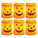 thumbnail image 2 of Seyotauo 6PCS Pumpkin Candle Light, Orange Flameless Candle Lights LED Lamps Festival Decor Light for Halloween Party Table Centerpieces, 2 of 9