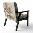 thumbnail image 5 of Designart "Single Beige Flower III" Upholstered Floral & Botanical Accent Chair and Traditional Arm Chair - Multiple Color & Pattern, 5 of 7
