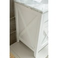thumbnail image 6 of Laviva Wimbledon 36" Transitional Solid Oak Wood Cabinet in White, 6 of 8