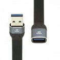 thumbnail image 2 of JSER 10Gbps USB 3.1 Type A Female to USB3.0 Type A Male Extension Flat Slim FPC Data Cable 13cm for Laptop & Desktop, 2 of 5