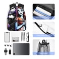 thumbnail image 4 of Goofa The Nightmare Before Christmas Pattern Casual Backpack – School Backpack Lightweight & Ergonomic Design, Water-Resistant, Spacious & Comfortable, Travel, 4 of 6