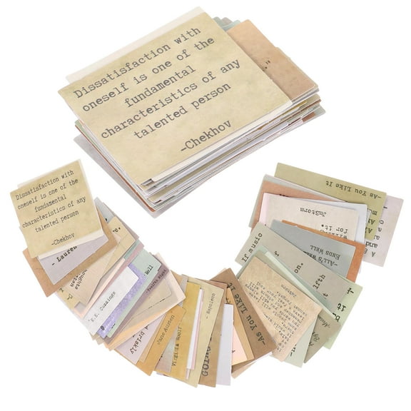 Soimiss 60Pcs Motivational Quotes Sticker Set for Journaling Scrapbook Supplies and Planner Decoration