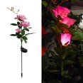 thumbnail image 4 of Luces solares de jardín decoraciones de Navidad luces solares Rosa Zulema Luz exterior rosa, 4 of 8