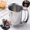 thumbnail image 5 of XIHAMA Stainless steel pancake batter dispenser – pouring funnel kitchen baking tool silver, 5 of 6