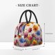 thumbnail image 2 of Easygdp Colorful Wildflower Meadow Bolsa de Almuerzo Insulada Grande, Forro de Aluminio, Diseño Espacioso, a Prueba de Fugas, Ideal para Trabajo, Picnics, Viajes y Actividades al Aire Libre, 2 of 6