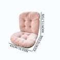 thumbnail image 3 of Cojín para silla de oficina con soporte lumbar | Cojín acolchado para asiento y respaldo | Soporte ergonómico para sillas de oficina en casa y dormitorios, 3 of 7
