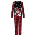 thumbnail image 3 of DuoJiaJ Ensemble de Pyjama à Carreaux Rouges Assorti pour la Famille pour l'Automne et l'Hiver Hauts de Noël et Pantalons Longs pour Maman Papa Enfants Tenue de Nuit Douillette, 3 of 5